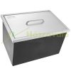 Inox icebox built-in 30.25 liter built-in ice cooler stainless steel ice bucket, freezer chest  