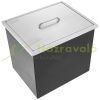 Inox icebox built-in 30.25 liter built-in ice cooler stainless steel ice bucket, freezer chest  