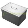 Inox icebox built-in 30.25 liter built-in ice cooler stainless steel ice bucket, freezer chest  