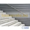 Handrail stainless handrail 100cm long with a diameter of 38mm made of acid-resistant inox material 