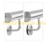 Handrail stainless handrail 100 cm long with a diameter of 42 mm made of acid-resistant inox material 