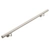 Handrail stainless handrail 120 cm long with a diameter of 42 mm made of acid-resistant inox material 