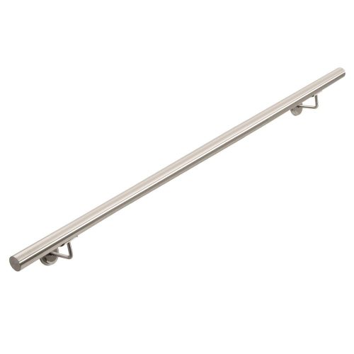 Handrail stainless handrail 150 cm long with a diameter of 38 mm made of acid-resistant inox material 