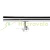 Handrail stainless handrail 160 cm long with a diameter of 42 mm made of acid-resistant inox material 