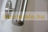 Handrail stainless handrail 170 cm long with a diameter of 42 mm made of acid-resistant inox material 