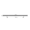 Korlát rozsdamentes kapaszkodó 180 cm hosszú 42mm átmérővel saválló inox anyagból 