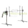 Pig roaster 116 cm stainless steel rotisserie 42W BBQ grill grill cart grill spit