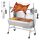 Electric pig roaster stainless steel rotisserie 42W 61 kg load capacity BBQ grill grill cart grill spit