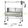 Electric pig roaster stainless steel rotisserie 42W 61 kg load capacity BBQ grill grill cart grill spit