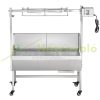 Electric pig roaster stainless steel rotisserie 42W 61 kg load capacity BBQ grill grill cart grill spit