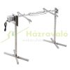 Pig roaster 116 cm stainless steel rotisserie 52W BBQ grill grill cart grill spit