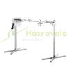 Pig roaster 116 cm stainless steel rotisserie 52W BBQ grill grill cart grill spit