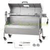 Electric pig roaster stainless steel rotisserie 52W 90 kg load capacity BBQ grill grill cart grill spit