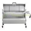Electric pig roaster stainless steel rotisserie 52W 90 kg load capacity BBQ grill grill cart grill spit