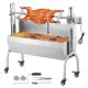 Kültéri ellektromos forgónyárs grill 52W 90kg 1310x435x1158 mm malacsütő grillnyárs