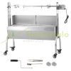 Outdoor electric rotisserie grill 52W 90kg 1310x435x1158 mm pig roasting grill 