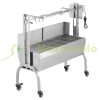 Outdoor electric rotisserie grill 52W 90kg 1310x435x1158 mm pig roasting grill 