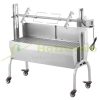 Kültéri ellektromos forgónyárs grill 52W 90kg 1310x435x1158 mm malacsütő grillnyárs