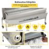 Pig roaster with lid grill with wheels 126 cm electric spit stainless BBQ with 50W motor grill inox rotating spit
