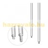 Inox industrial sink table 100x60x110 cm with 1 sink and drainer large kitchen stainless steel furniture