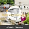 Inox industrial sink table with work surface 100x60x93 cm with 1 sink large kitchen stainless steel furniture