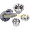 Inox industrial sink table with work surface 100x61x95 cm with 1 sink large kitchen stainless steel furniture