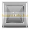 Inox industrial sink table 60x60x94 cm with 1 basin stainless steel large kitchen stainless furniture