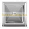 Inox industrial sink table 70x70x95 cm with 1 basin, stainless steel large kitchen stainless furniture