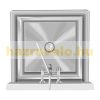 Inox industrial sink table 75x75x111 cm with 1 sink large kitchen stainless steel furniture