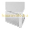Inox industrial wall shelf 120x38x50 cm large kitchen stainless steel furniture 60 kg load capacity