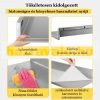Inox ipari fali polc szett 22x40 cm 20 kg teherbírású, nagykonyhai rozsdamentes bútor falra szerelhető polc étterembe, otthonra, konyhába, szállodába