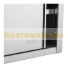 Inox industrial wall-mounted cabinet 100x45x60 cm large kitchen stainless steel furniture 600 kg load capacity