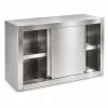 Inox ipari falra szerelhető szekrény 120x40x65 cm nagykonyhai rozsdamentes bútor 