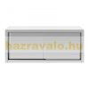 Inox industrial wall-mounted cabinet 140x45x60 cm large kitchen stainless steel furniture 