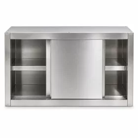 Inox ipari falra szerelhető szekrény nagykonyhai rozsdamentes bútor 150x45x60 cm
