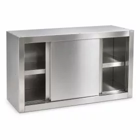 Inox ipari falra szerelhető szekrény nagykonyhai rozsdamentes bútor 150x45x60 cm