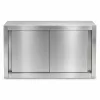 Inox ipari falra szerelhető szekrény nagykonyhai rozsdamentes bútor 150x45x60 cm