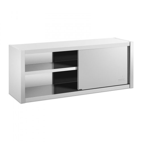 Inox industrial wall-mounted cabinet 150x45x60 cm large kitchen stainless steel furniture 