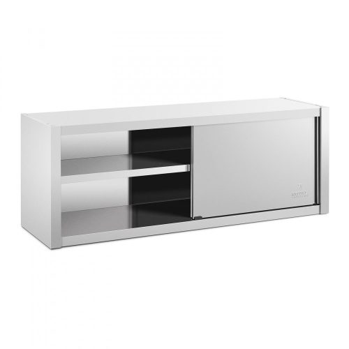 Inox industrial wall-mounted cabinet 160x45x60 cm large kitchen stainless steel furniture 