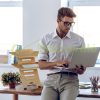 Desk platform 61x47x61 cm bamboo desk stand laptop stand for standing work