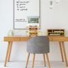 Desk platform 61x47x61 cm bamboo desk stand laptop stand for standing work