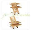 Desk platform 61x47x61 cm bamboo desk stand laptop stand for standing work