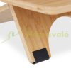 Desk platform 61x47x61 cm bamboo desk stand laptop stand for standing work