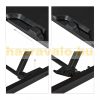 Desk platform 63.5x46 cm desk-mounted stand for standing and sitting work black monitor and keyboard shelf