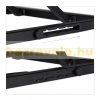 Desk platform 63.5x46 cm desk-mounted stand for standing and sitting work black monitor and keyboard shelf