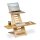 Desk platform 77.5x80x57 cm bamboo desk stand laptop stand for standing work