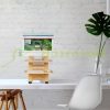 Desk platform bamboo desk stand laptop stand for standing work