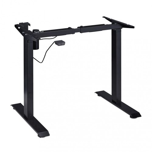 Electric frame for desks black adjustable height desk frame