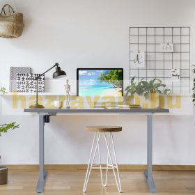   Elektromos keret íróasztalokhoz szürke állítható magasságú asztali keret