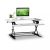 Íróasztal platform íróasztalra rögzíthető állvány álló- és ülőmunkához fehér monitor- billentyűzet